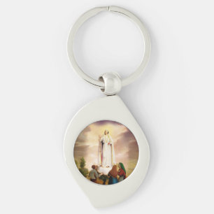 PixDezines Our Lady of Fatima Keychain