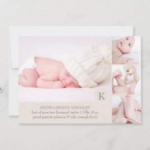 PixDezines photo template birth announcement