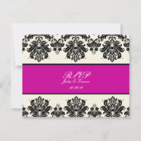 PixDezines Piqué, Damask RSVPs require 5x7 invites