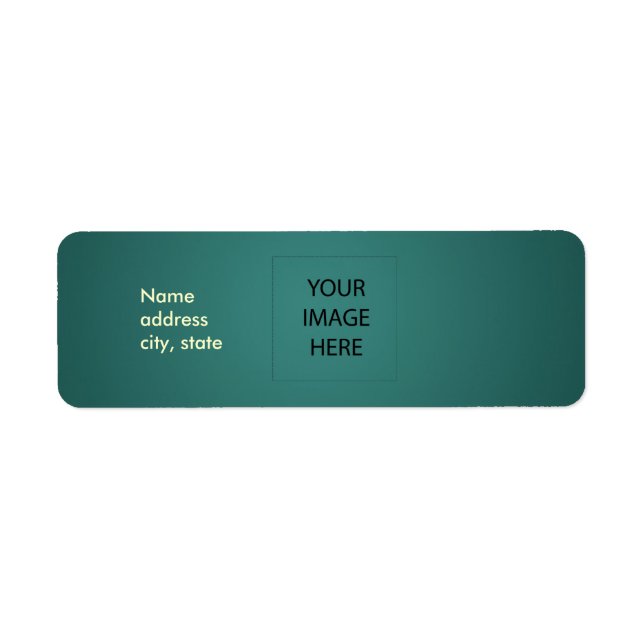 PixDezines Plain Teal Easy Template (Front)