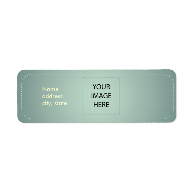 PixDezines Plain Teal Easy Template (Front)