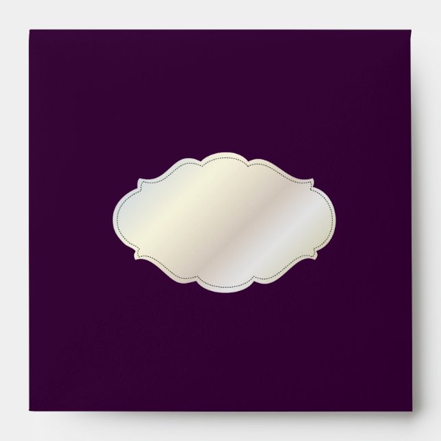 PixDezines Plain with DIY colour/eggplant Envelope (Front)