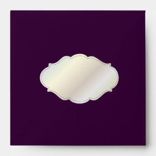 PixDezines Plain with DIY colour/eggplant Envelope