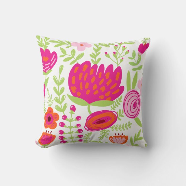 PixDezines proteas/diy background Throw Pillow (Front)