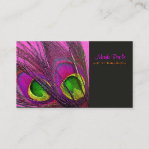 PixDezines Psychedelic Peacock, Customize It! Business Card