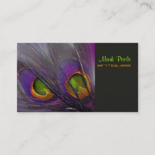 PixDezines Psychedelic Peacock, Customize It! Business Card