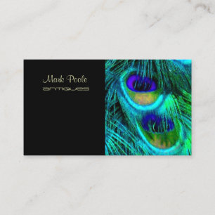 PixDezines Psychedelic Peacock, Customize It! Business Card