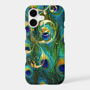 PixDezines Psychedelic Peacock+filigree swirls