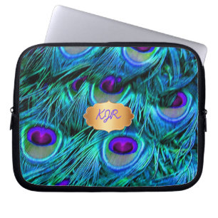 PixDezines Psychedelic Peacock Laptop Sleeve