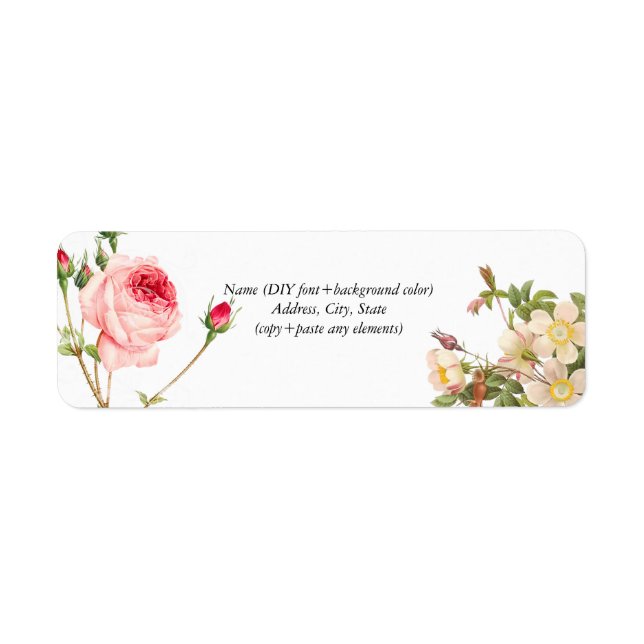 PixDezines Redoute Roses Vintages (Devant)