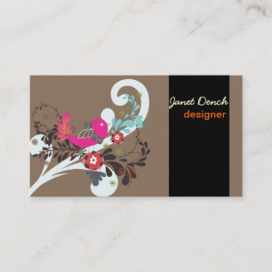 PixDezines Retro Chicks Business Card
