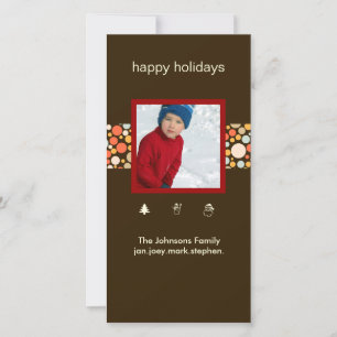 PixDezines retro ornaments, photo cards