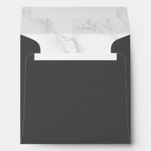 PixDezines Return Address Lined Marble DIY Colour Envelope
