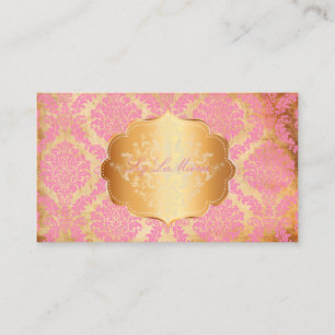 PixDezines Rosette damask/faux parchment Business Card