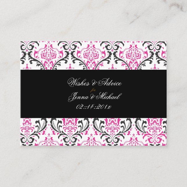 PixDezines Rossi Damask, Cartes de conseil (Devant)