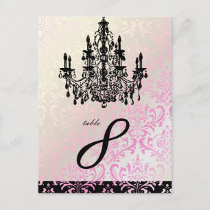 PixDezines Rossi Damask+Chandelier table cards