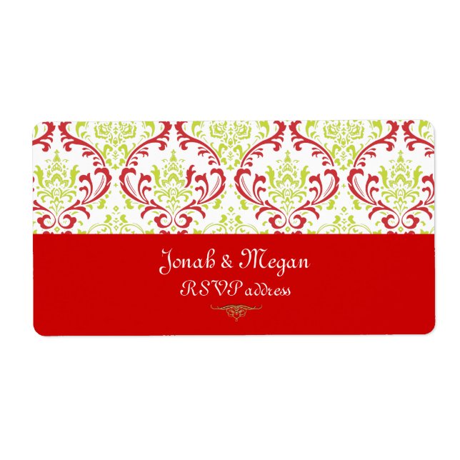PixDezines Rossi Damask Christmas|do-it-yourself d (Devant)