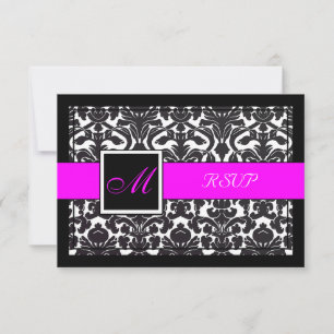 PixDezines rsvp Black Flora Damask/DO-IT-YOURSELF