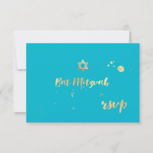 PixDezines rsvp couleur bat mitzvah/éblouie/do-it-