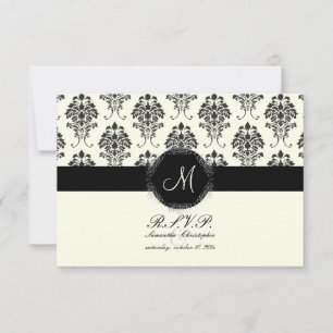 PixDezines rsvp Florentius Damask DIY colour Card