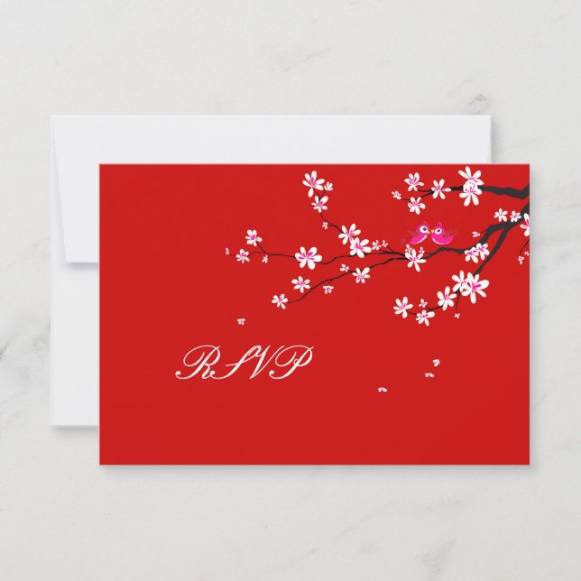 PixDezines rsvp Love Birds+Red Cherry/diy colour (Front)