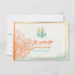 PixDezines rsvp maui coral+hippocampe, beach party