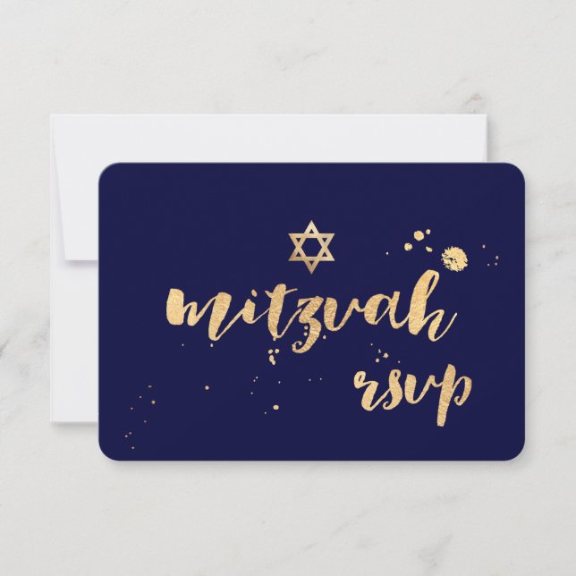 PixDezines rsvp mitzvah/couleur éblouie/do-it-your (Devant)