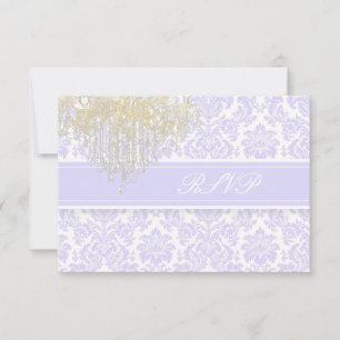 PixDezines rsvp moiré damask+Chandelier/purple