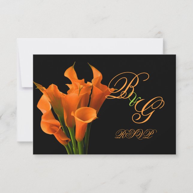 PixDezines rsvp orange calla lily/do-it-yourself a (Devant)