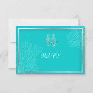 PixDezines rsvp Seahorse+Coral/do-it-yourself coul