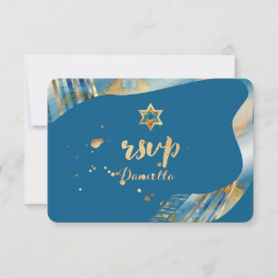 PixDezines rsvp tallit Mitzvah/DO-IT-YOURSELF arri