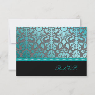 PixDezines rsvp turquoise flore damask/do-it-yours