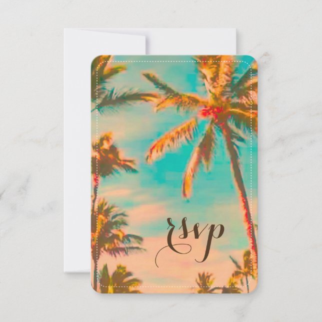 PixDezines rsvp vintage hawaiian beach/cobalt (Front)