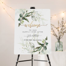 PixDezines Rustic Greenery Gum Eucalyptus Welcome