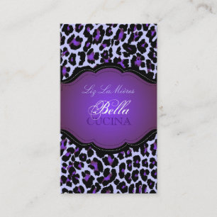 PixDezines Sassy cheetah print/diy background Business Card