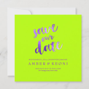 PixDezines Save Date/Violet Purple/DIY Background The Date