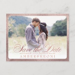 PixDezines Save the Date/Fancy Script Announcement Postcard