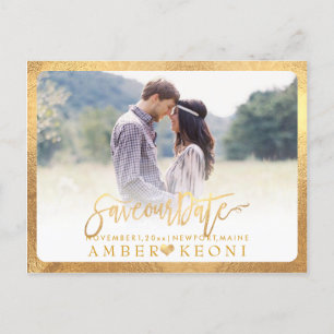 PixDezines Save the Date/Fancy Script Announcement Postcard