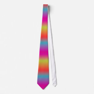 PixDezines shaved ice/retro neon colours Tie