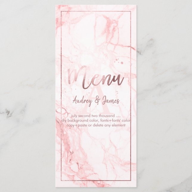 PixDezines Shine Menu/Faux Gold/Marble Menu (Front)