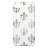PixDezines silver gold fleur de lis/DIY background