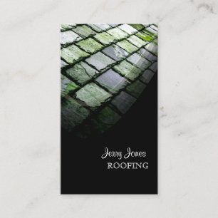 PixDezines Slate Roof, Roofing Business Card