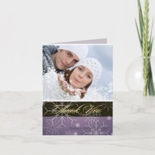 PixDezines Snowflakes / Photo Thank You Cards