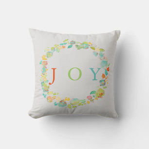 PixDezines sophie's garden/diy text+bckgrnd Throw Pillow