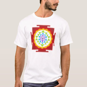 PixDezines sri yantra/chakra clearing/rainbow T-Shirt