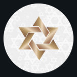 PixDezines star of david/copper/DIY background Classic Round Sticker<br><div class="desc">PixDezines gradient copper star of david envelope sealers/return address labels.    The background can be customised for any special occasion,  i.e.,  birthday open house,  etc.  

 Copyright © 2008-2014 PixDezines.com™ and PixDezines™ on zazzle.com</div>