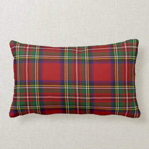 PixDezines stewart tartan Lumbar Pillow