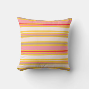 PixDezines stripes/DIY colour Throw Pillow