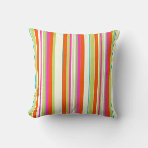 PixDezines stripes/DIY colour Throw Pillow