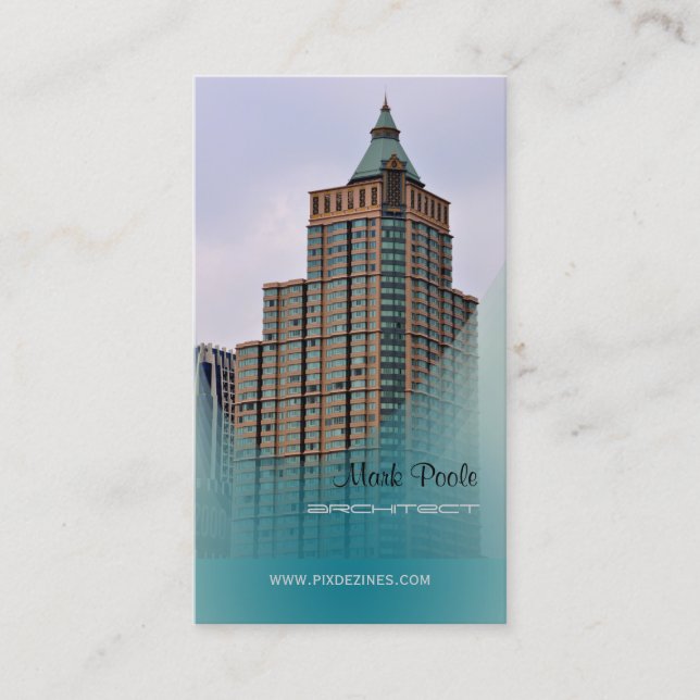 PixDezines Stylish Architects Business Card (Front)